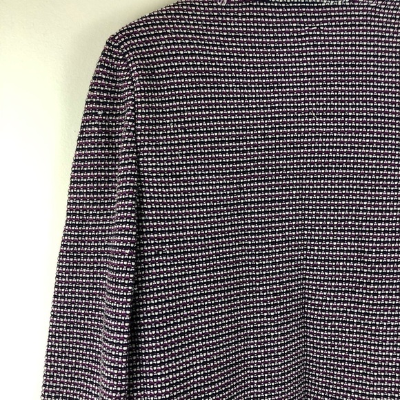 St. John Collection Purple Long Coat M - Picture 9 of 15